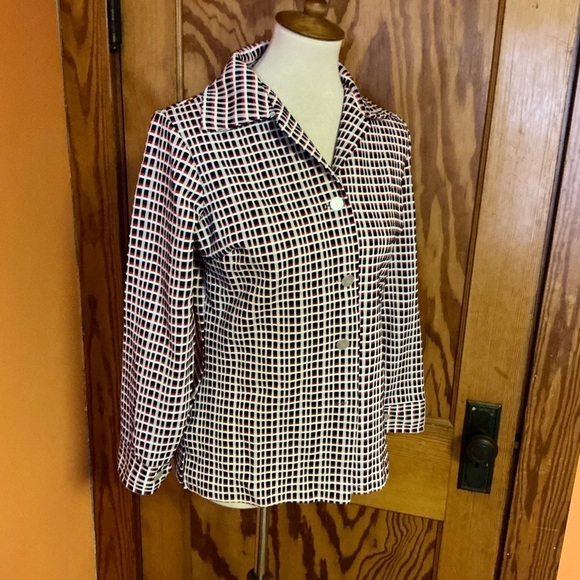 Vtg 70s American Woman Polyester Shirt - Picture 4 of 7